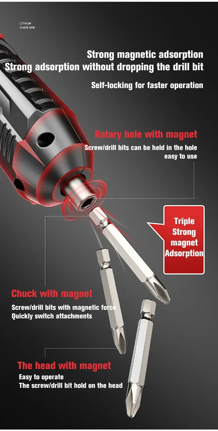 Cordless hand drill High power hand drill Hardware tools Multi-function power tools 47 pieces