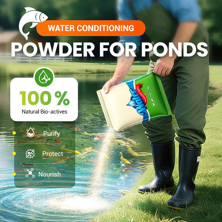 500g Premium Pond Care Powder | Water Clarifier & Algae Control 🐟 Main image