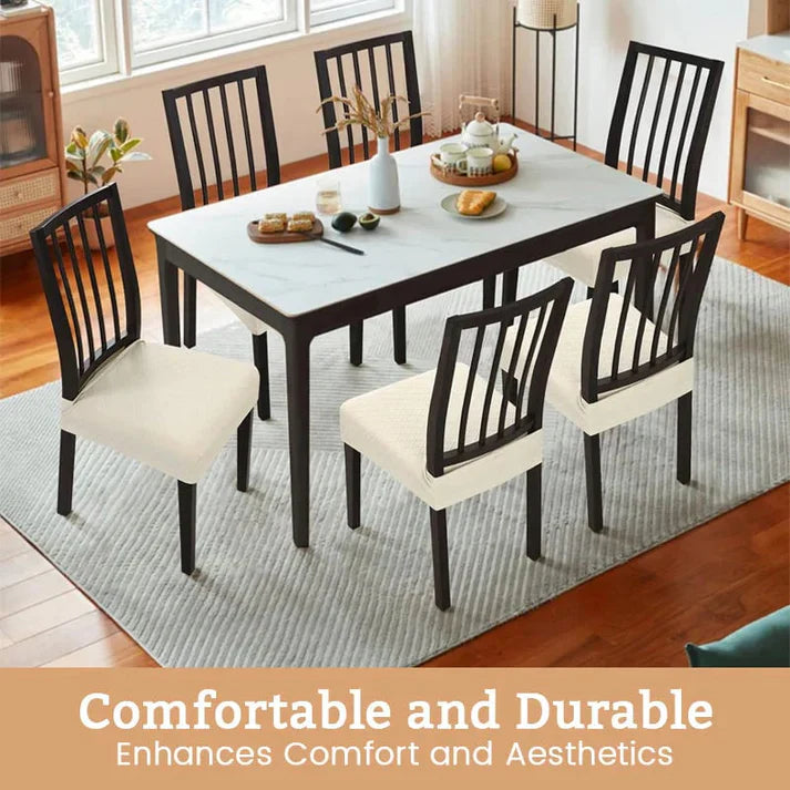 Durable, stylish, and easy-care waterproof Jacquard chair covers 🪑 | Autumn Campaign: 50% off for a limited time Secondary image