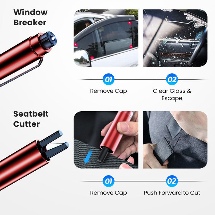 Mini Emergency Car Escape Tool (Buy 1 Get 1 Free 🔥🔥😍)