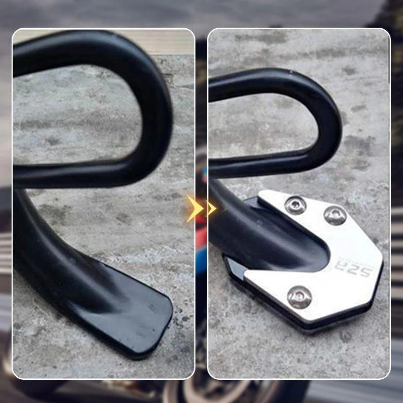 Motorcycle Kickstand Foot Side Stand Extension Pad Secondary image